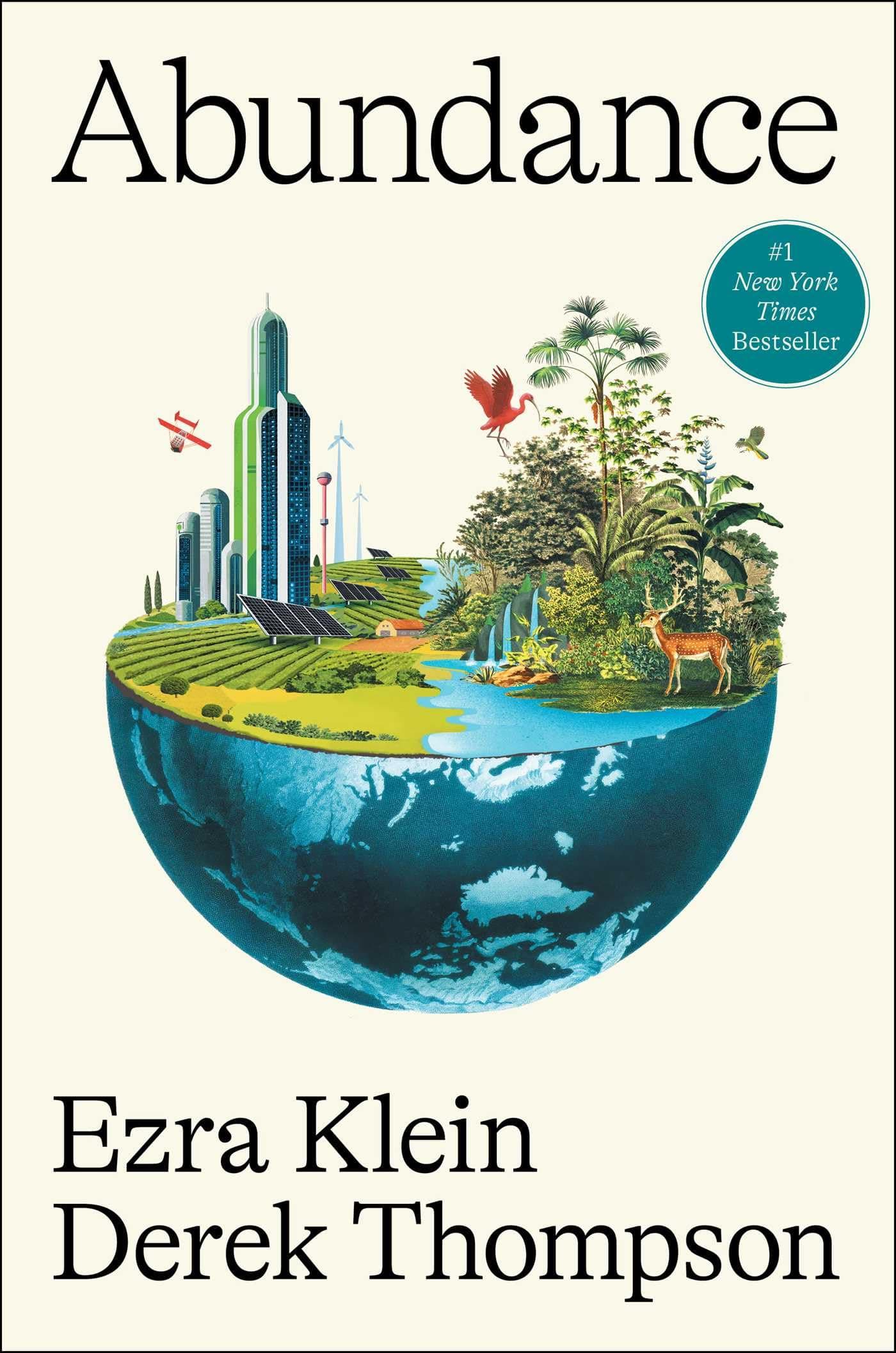 Cover of Abundance by Ezra Klein and Derek Thompson