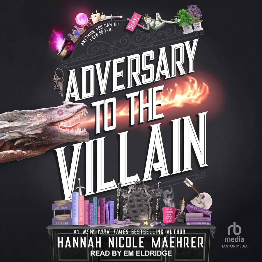 Adversary to the Villain by Hannah Nicole Maehrer audiobook cover