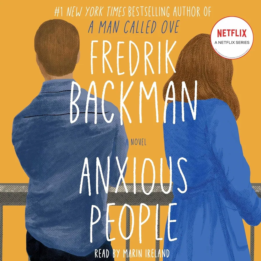 Anxious People: A Novel by Fredrik Backman audiobook cover