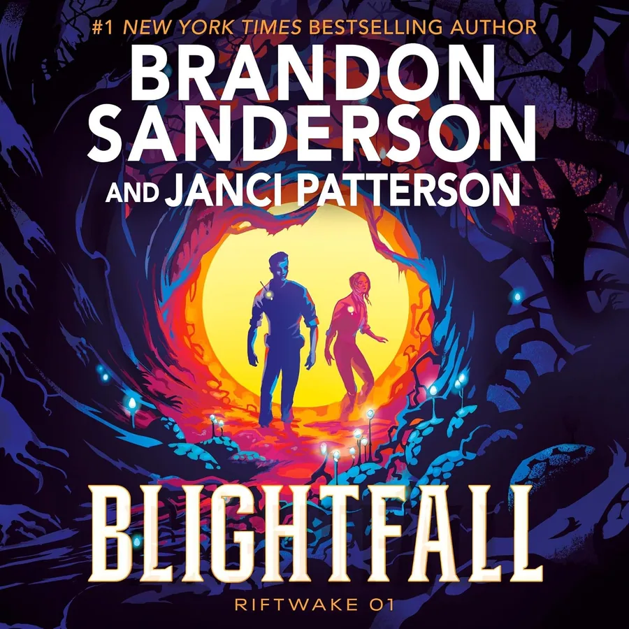 Blightfall by Brandon Sanderson and Janci Patterson audiobook cover