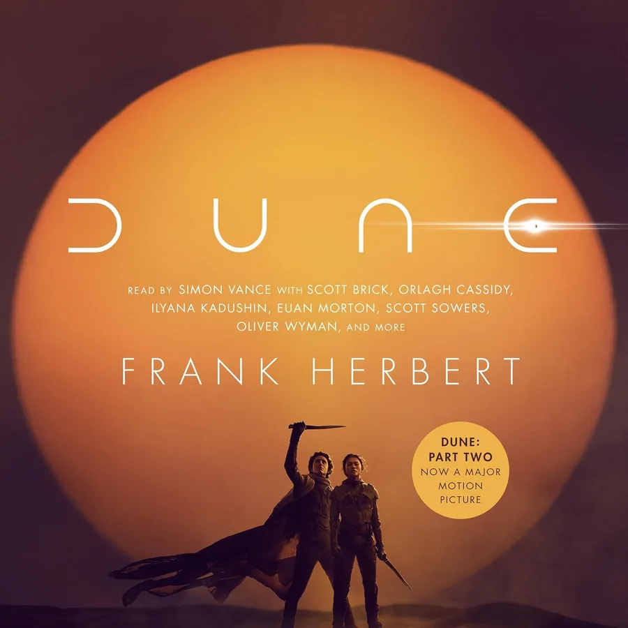 Dune by Frank Herbert audiobook cover