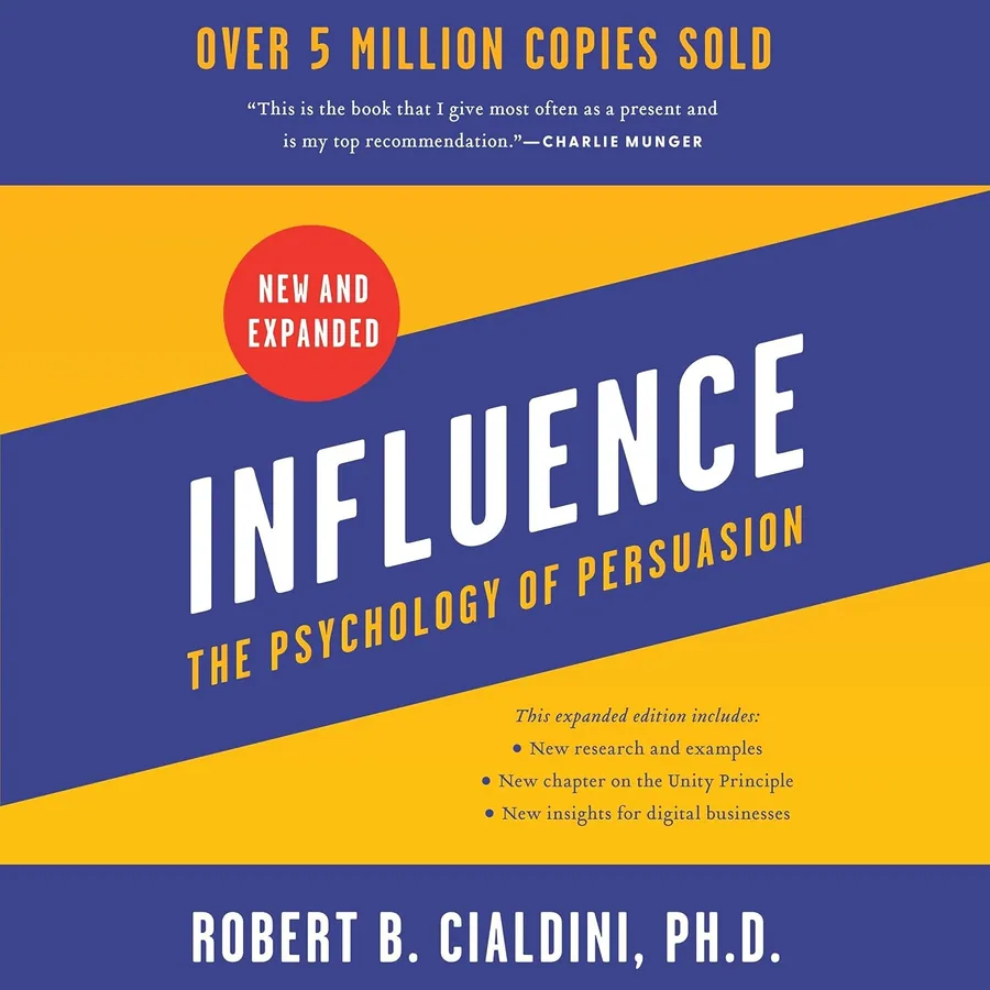 Influence: The Psychology of Persuasion by Robert B. Cialdini audiobook cover