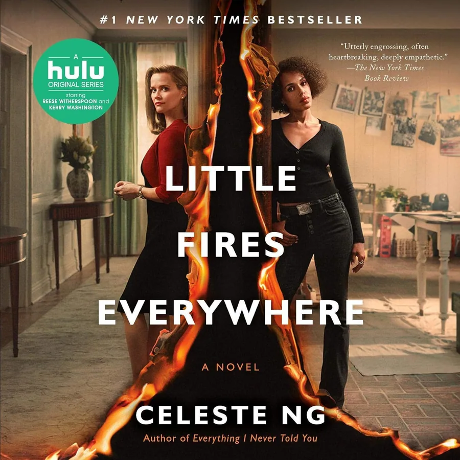 Little Fires Everywhere: Reese's Book Club: A Novel by Celeste Ng audiobook cover