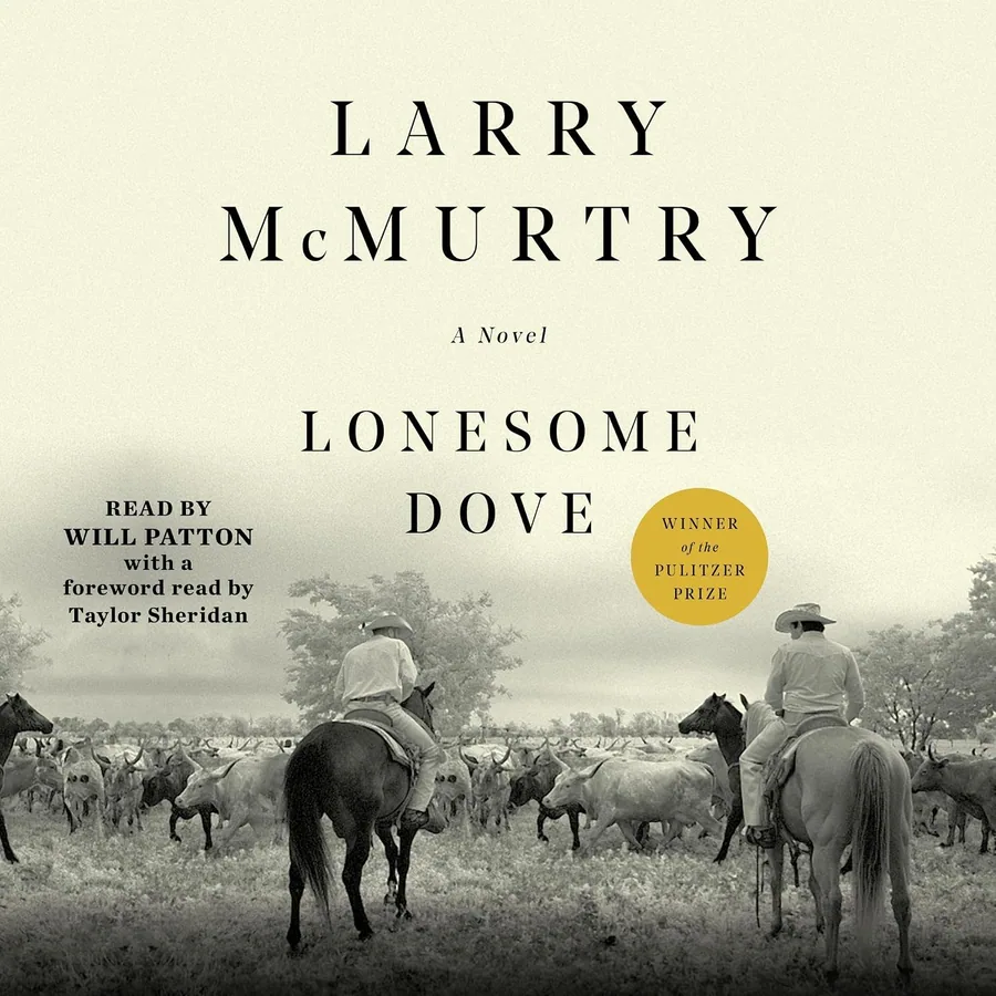Lonesome Dove: A Novel by Larry McMurtry audiobook cover
