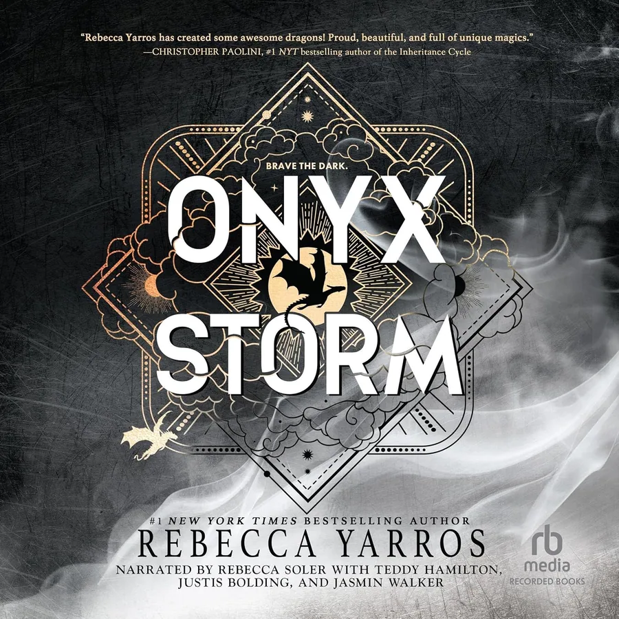 Onyx Storm by Rebecca Yarros audiobook cover