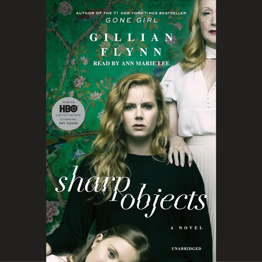 Sharp Objects by Gillian Flynn audiobook cover