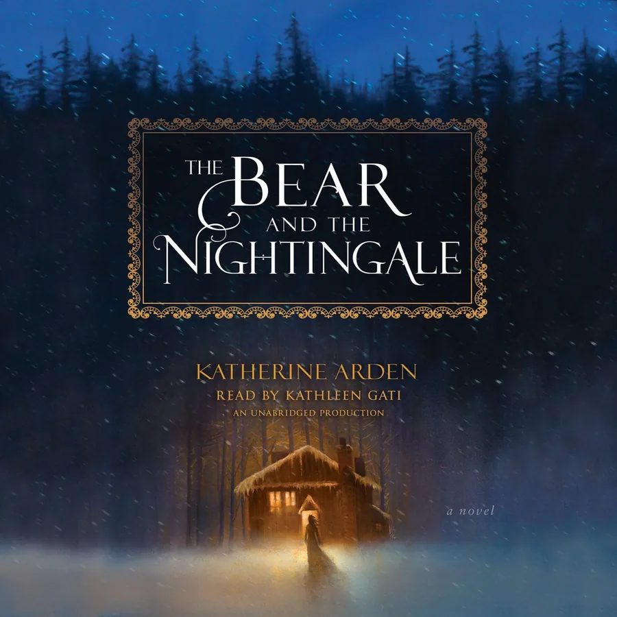 The Bear and the Nightingale by Katherine Arden audiobook cover
