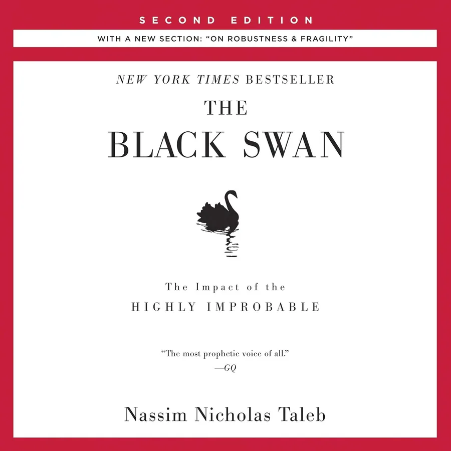 The Black Swan: The Impact of the Highly Improbable by Nassim Nicholas Taleb audiobook cover