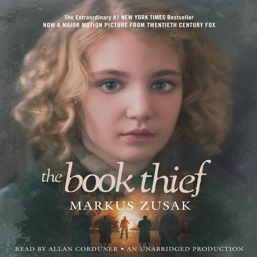 The Book Thief by Markus Zusak audiobook cover