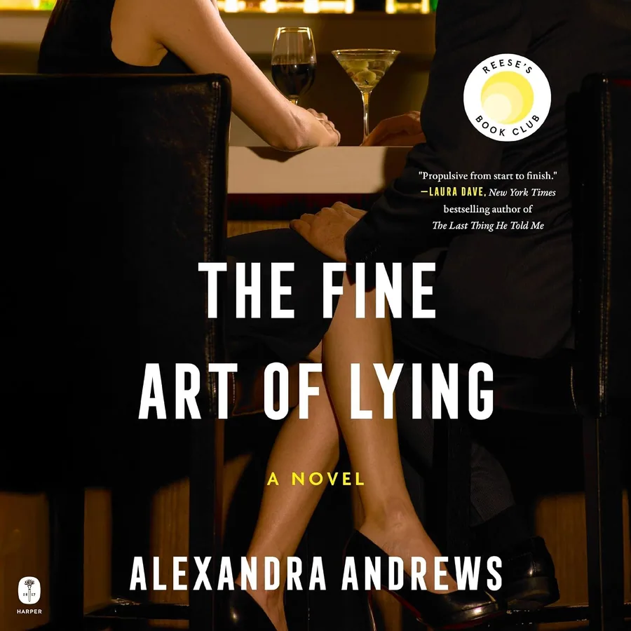 The Fine Art of Lying by Alexandra Andrews audiobook cover