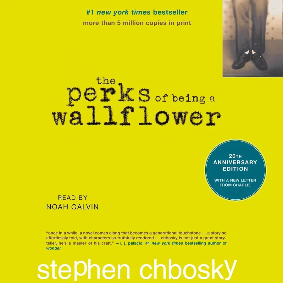 The Perks of Being a Wallflower by Stephen Chbosky audiobook cover