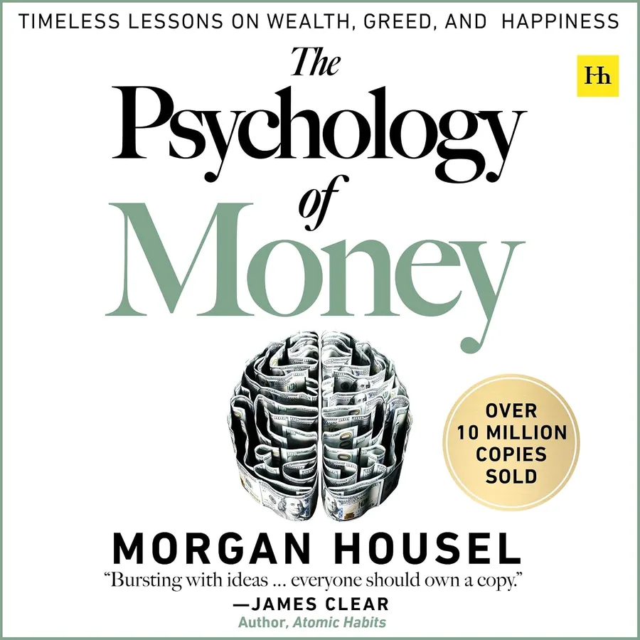 The Psychology of Money by Morgan Housel audiobook cover