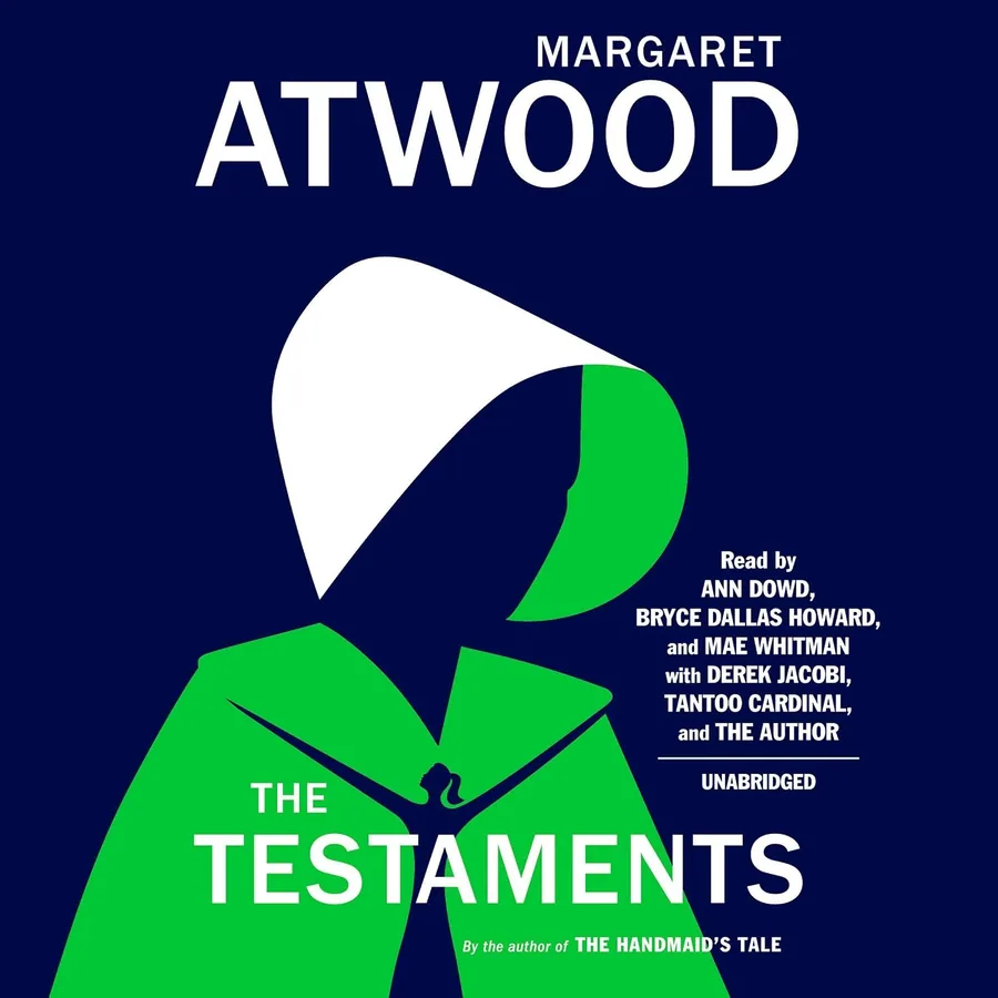 The Testaments by Margaret Atwood audiobook cover