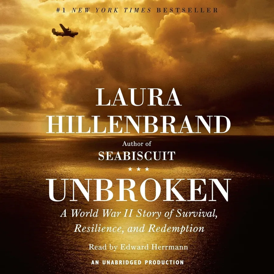 Unbroken by Laura Hillenbrand audiobook cover