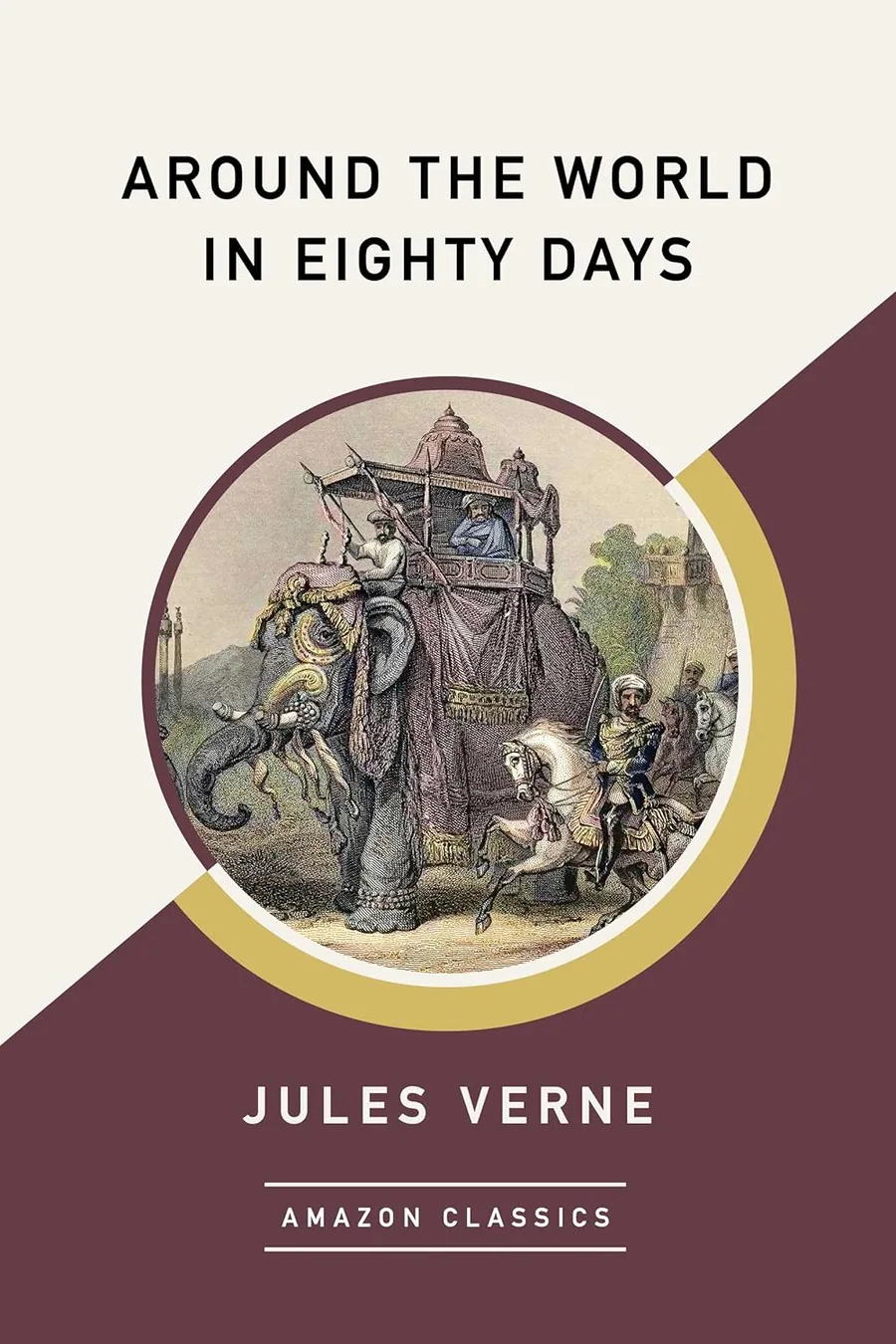 Cover of Around the World in Eighty Days by Jules Verne