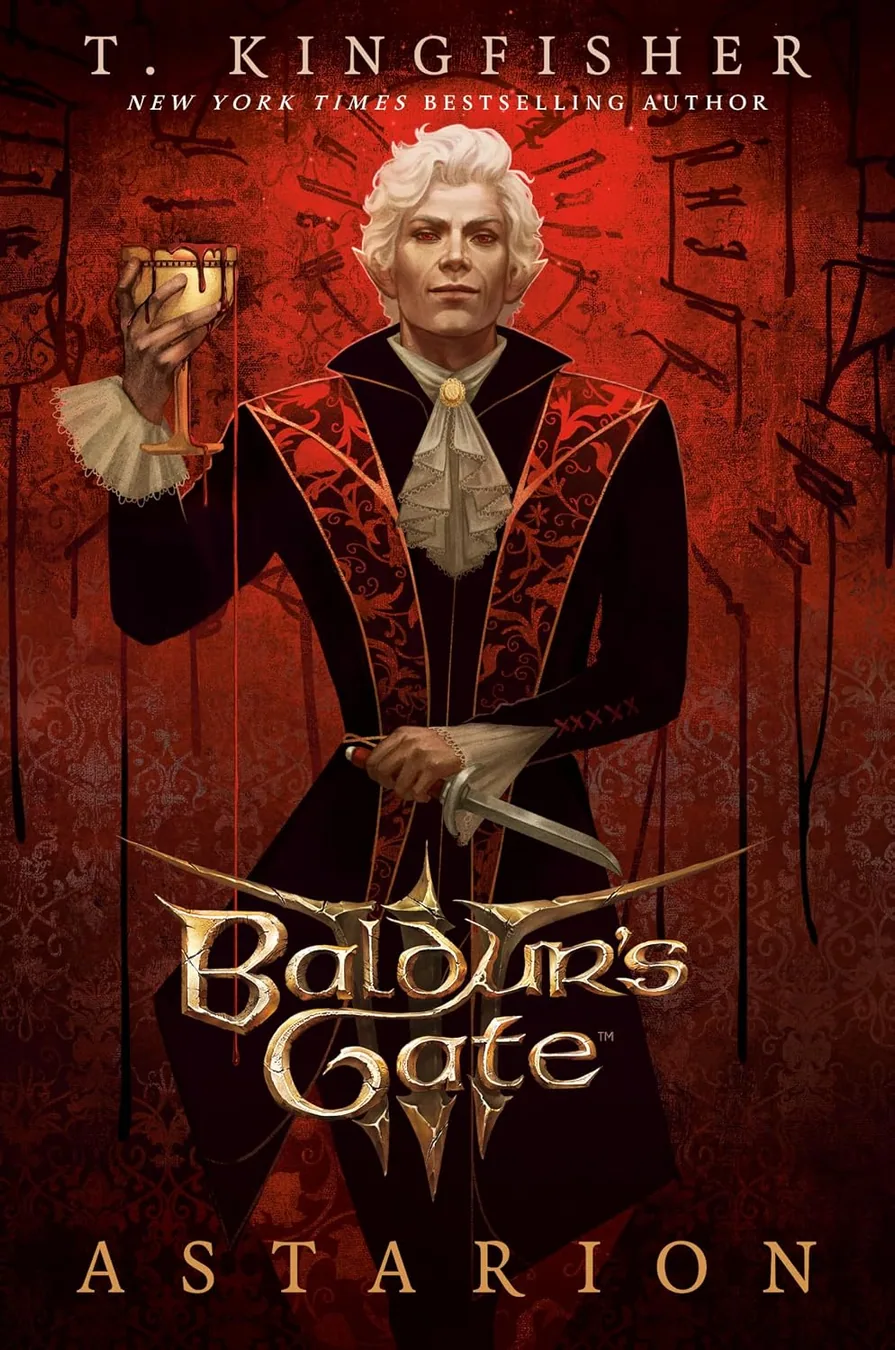 Baldur's Gate 3: Astarion by T. Kingfisher book cover for the Book of the Day fantasy book review