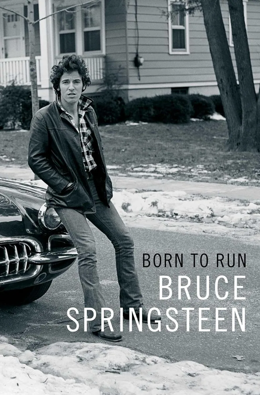 Born to Run by Bruce Springsteen book cover for the Book of the Day memoir book review