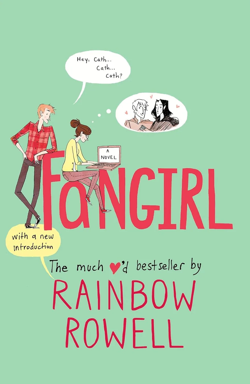 Fangirl: A Novel by Rainbow Rowell book cover for the Book of the Day new adult book review