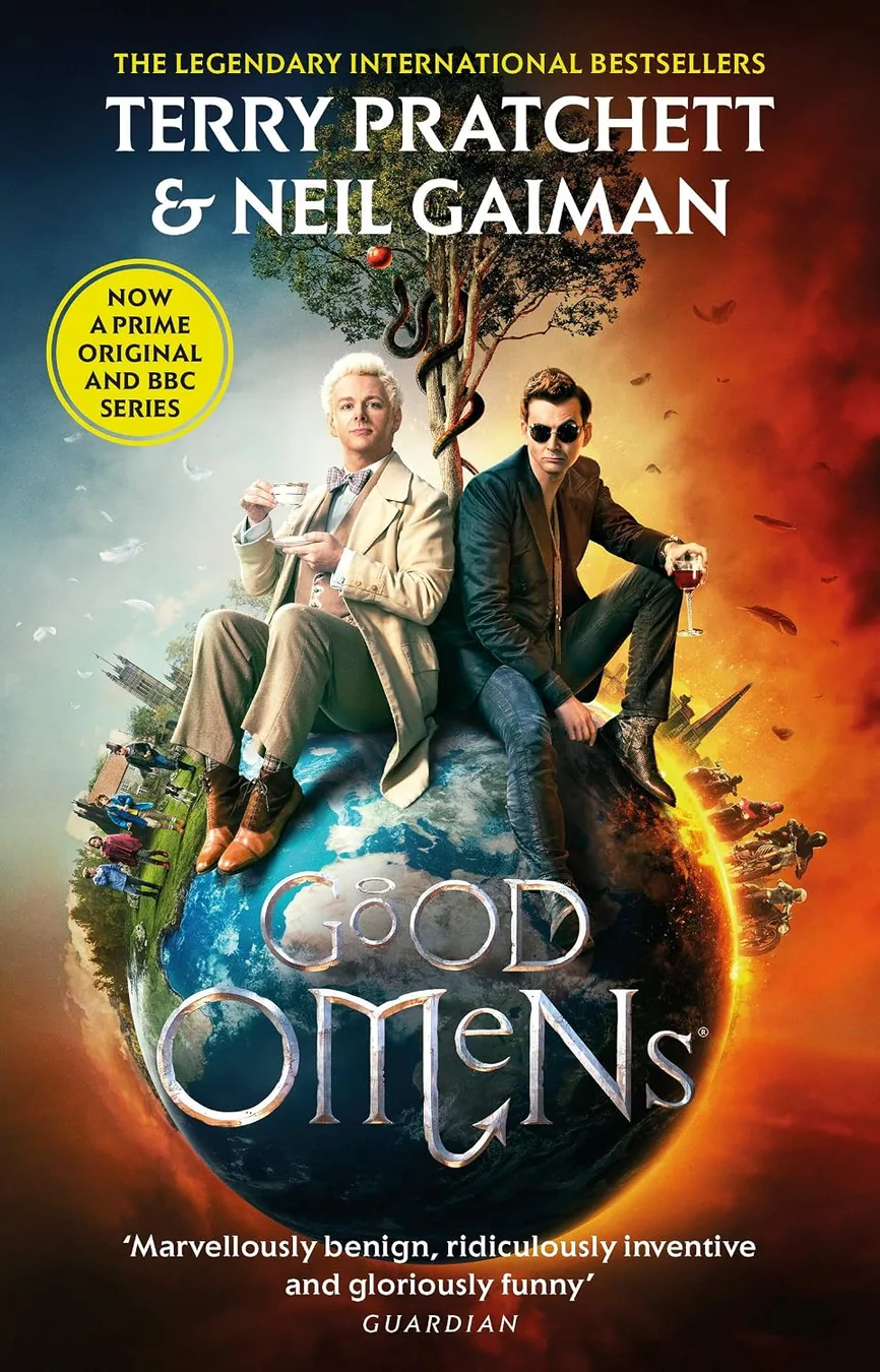 Cover of Good Omens by Neil Gaiman