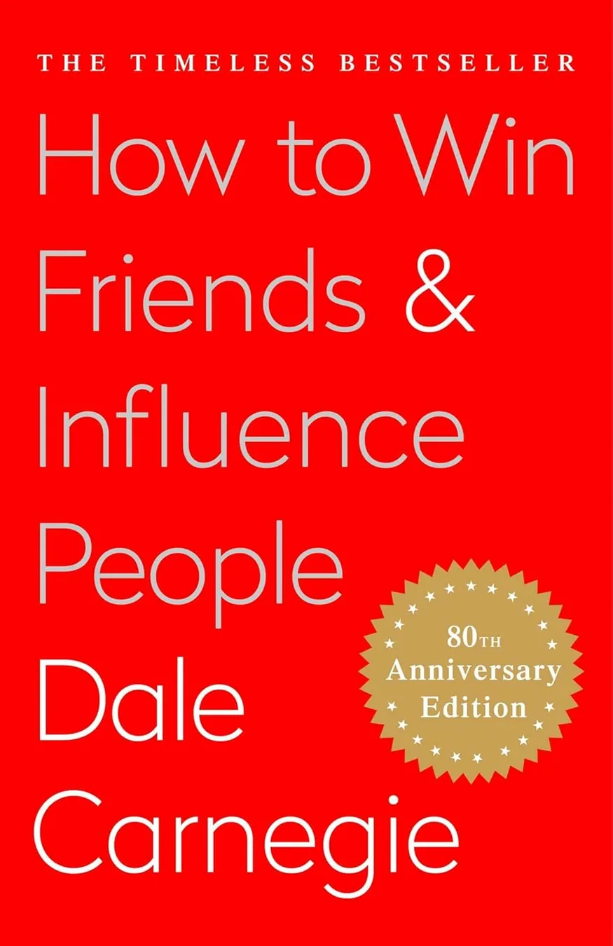 How To Win Friends and Influence People by Dale Carnegie book cover for the Book of the Day self help book review