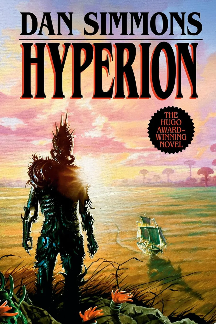 Hyperion by Dan Simmons book cover for the Book of the Day science fiction book review
