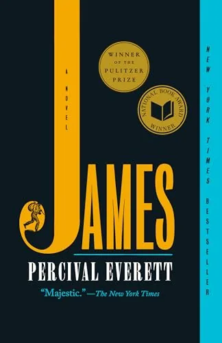 James by Percival Everett book cover for the Book of the Day literary fiction book review