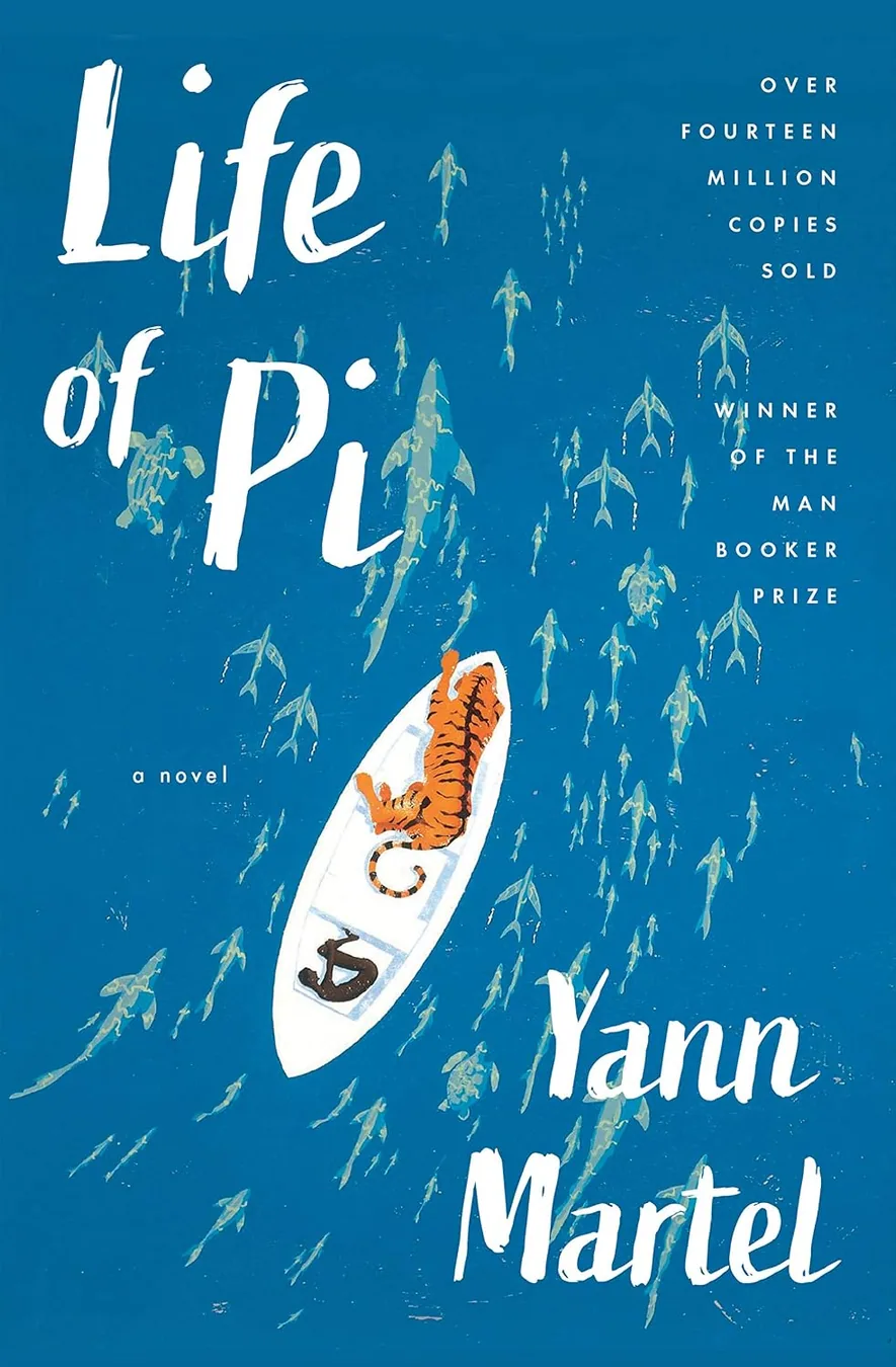 Life of Pi: A Man Booker Prize-Winning Work of Magical Realism by Yann Martel book cover for the Book of the Day literary fiction book review