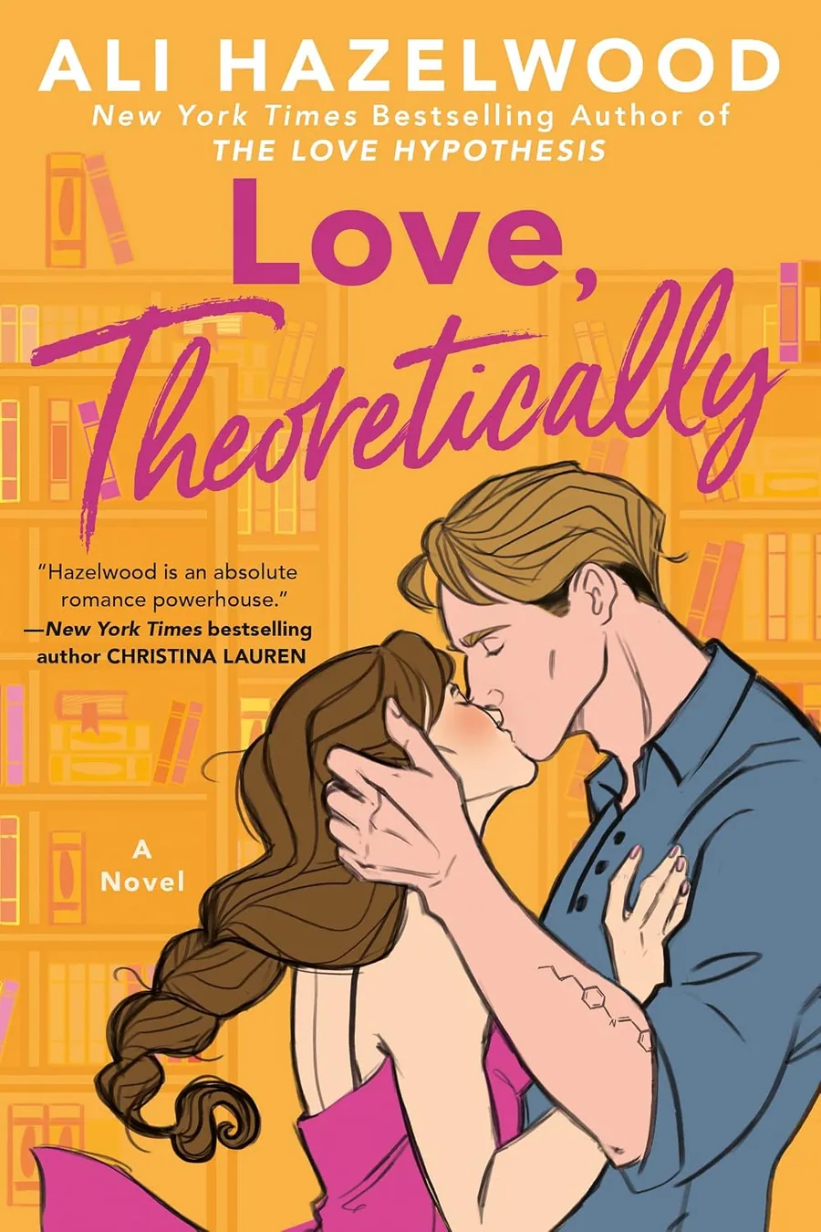 Love, Theoretically by Ali Hazelwood book cover for the Book of the Day romance book review