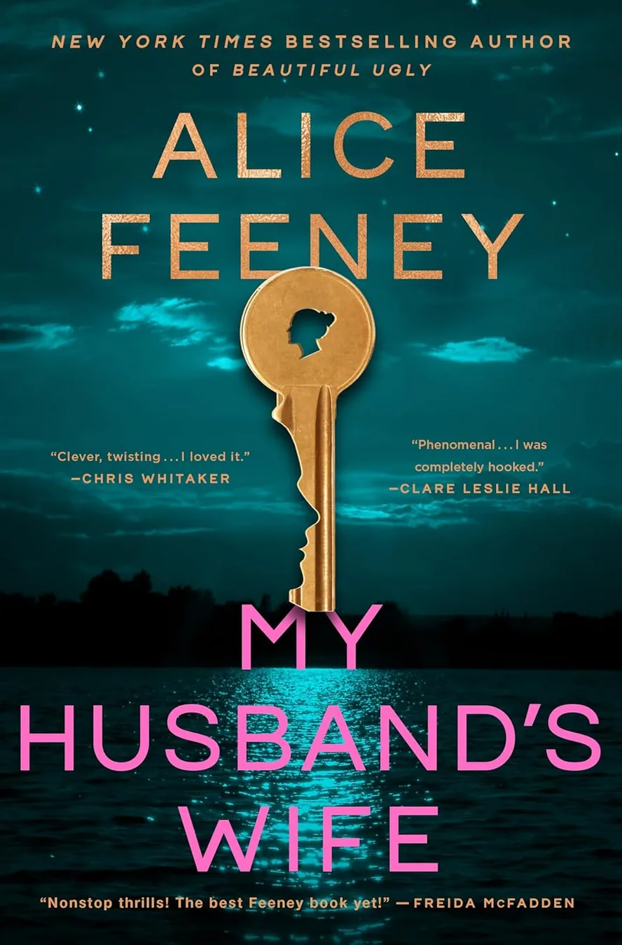 My Husband's Wife: A Novel by Alice Feeney book cover for the Book of the Day thriller book review