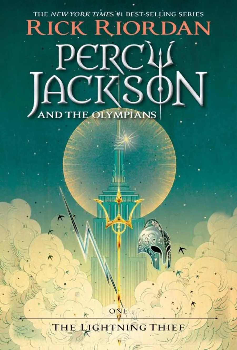Cover of Percy Jackson and the Olympians, Book One: The Lightning Thief by Rick Riordan