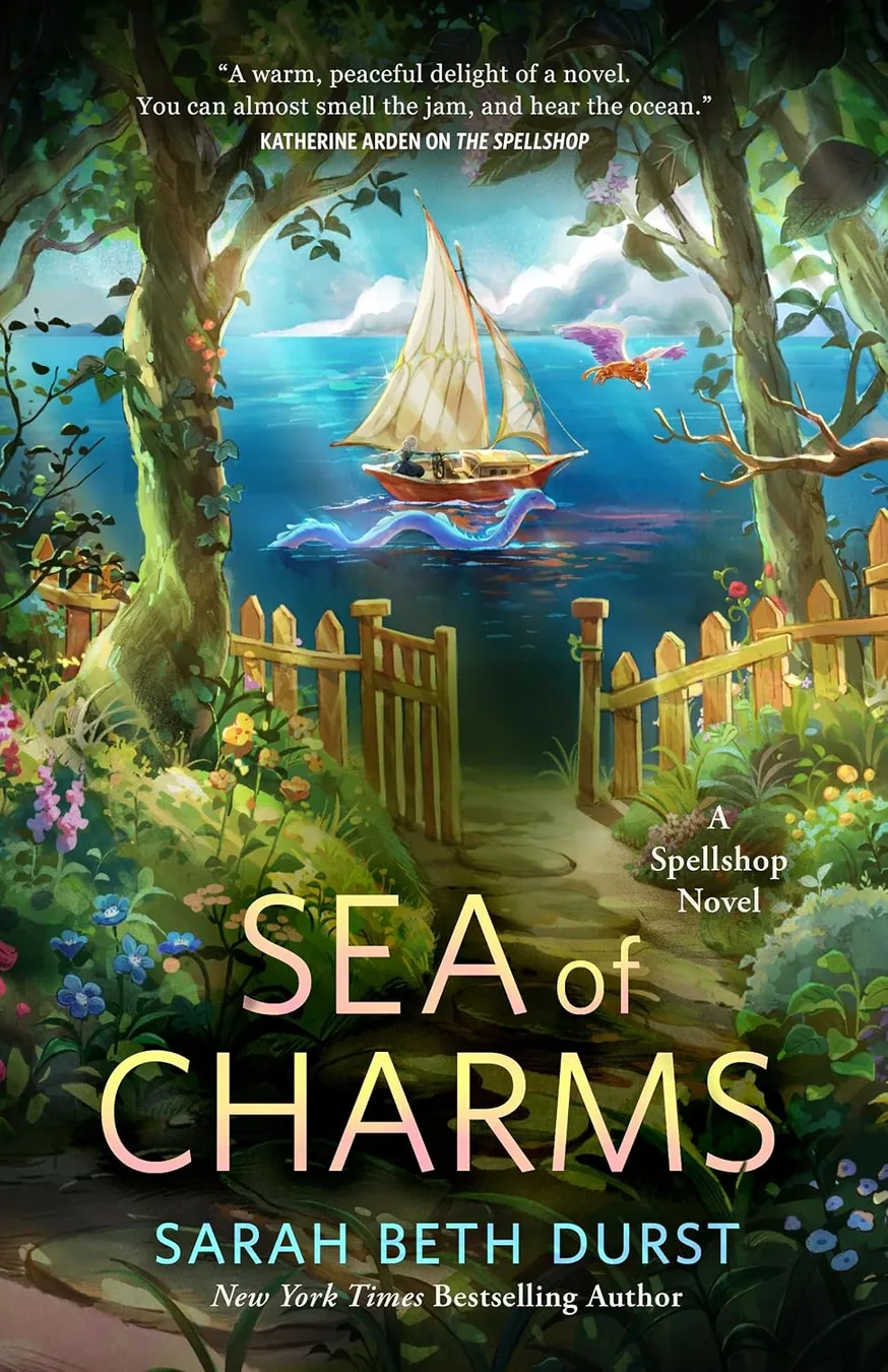 Sea of Charms: A Spellshop Novel by Sarah Beth Durst book cover for the Book of the Day fantasy book review