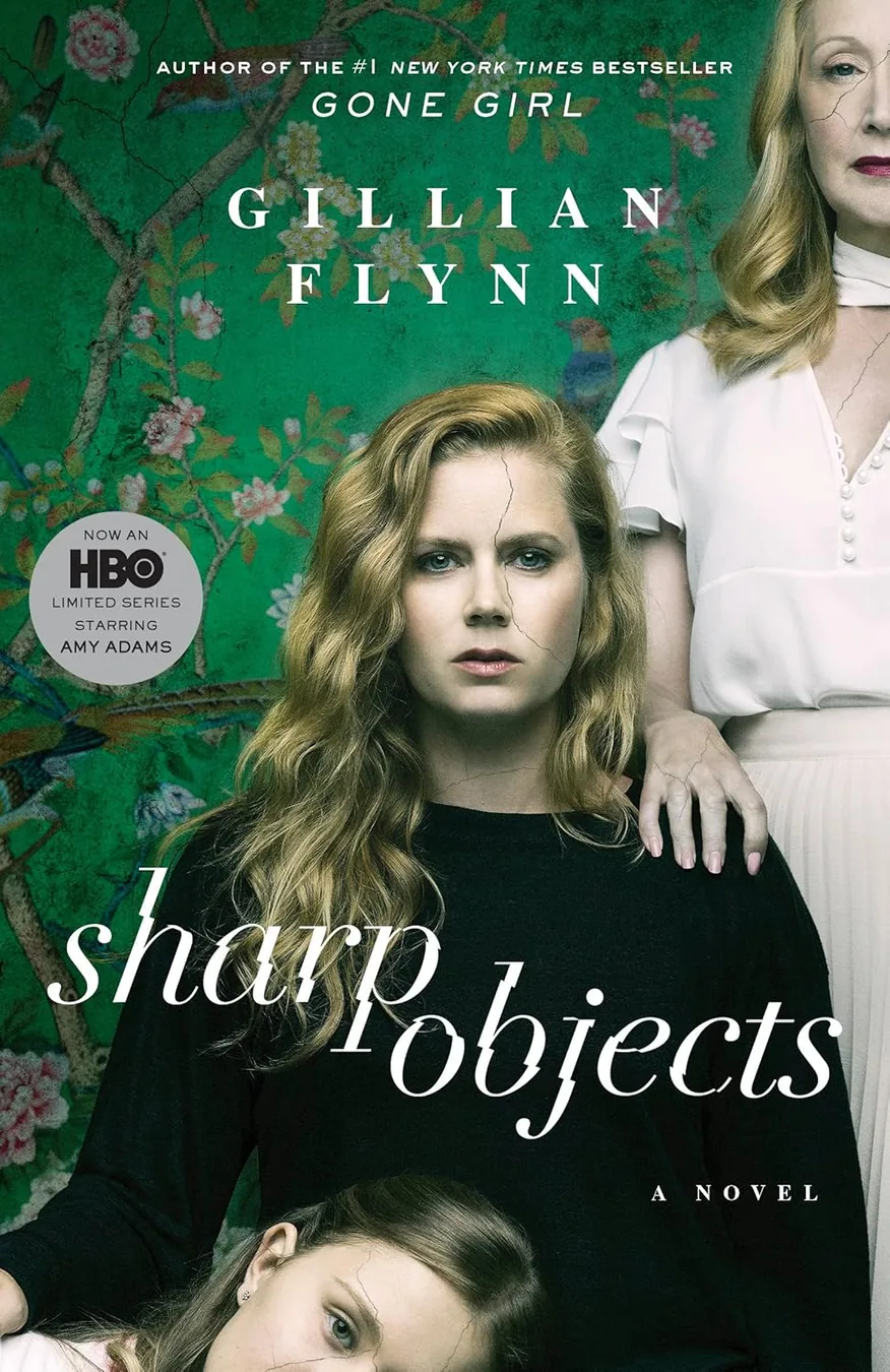 Sharp Objects by Gillian Flynn book cover for the Book of the Day thriller book review