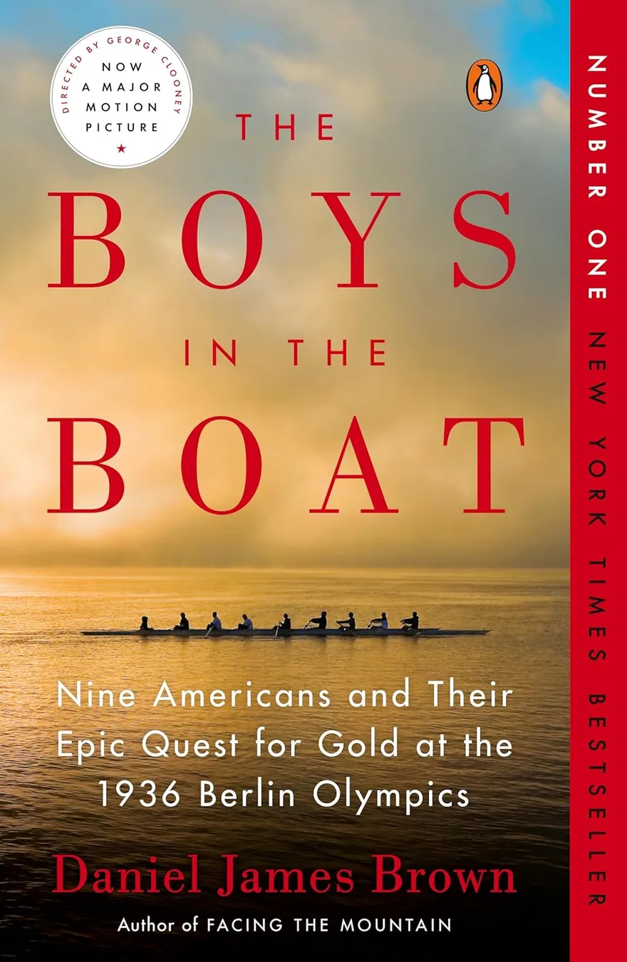 Cover of The Boys in the Boat: Nine Americans and Their Epic Quest for Gold at the 1936 Berlin Olympics by Daniel James Brown