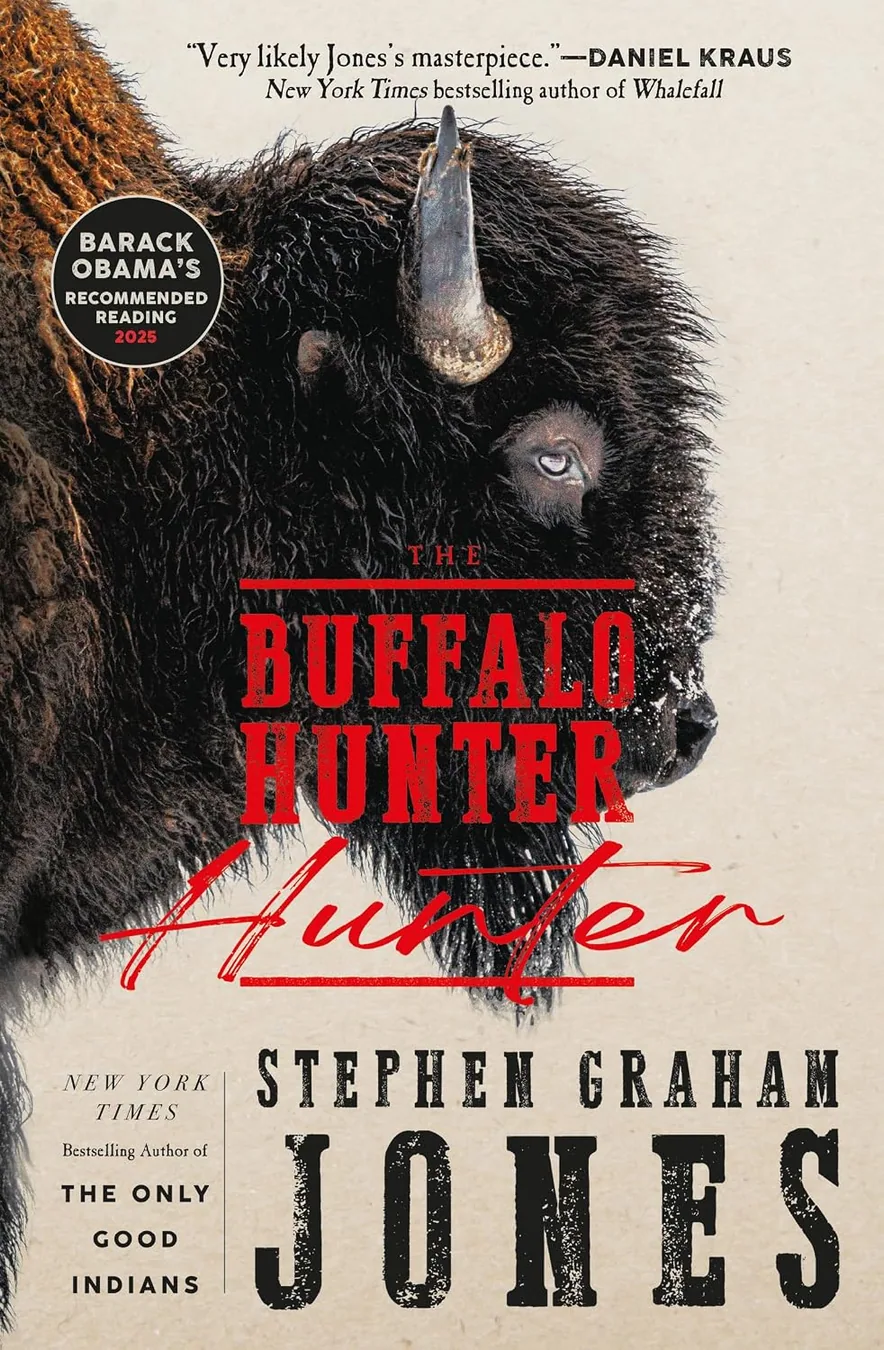 The Buffalo Hunter Hunter by Stephen Graham Jones book cover for the Book of the Day horror book review