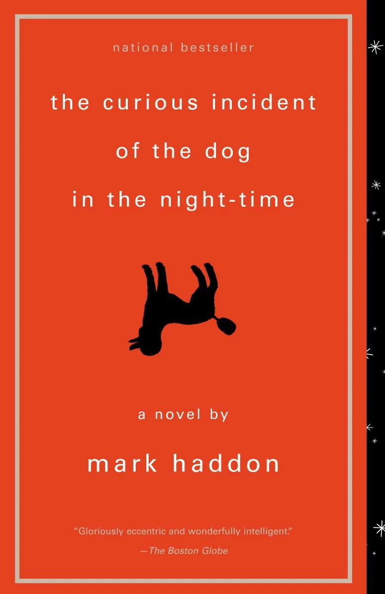 The Curious Incident of the Dog in the Night-Time by Mark Haddon book cover for the Book of the Day contemporary book review