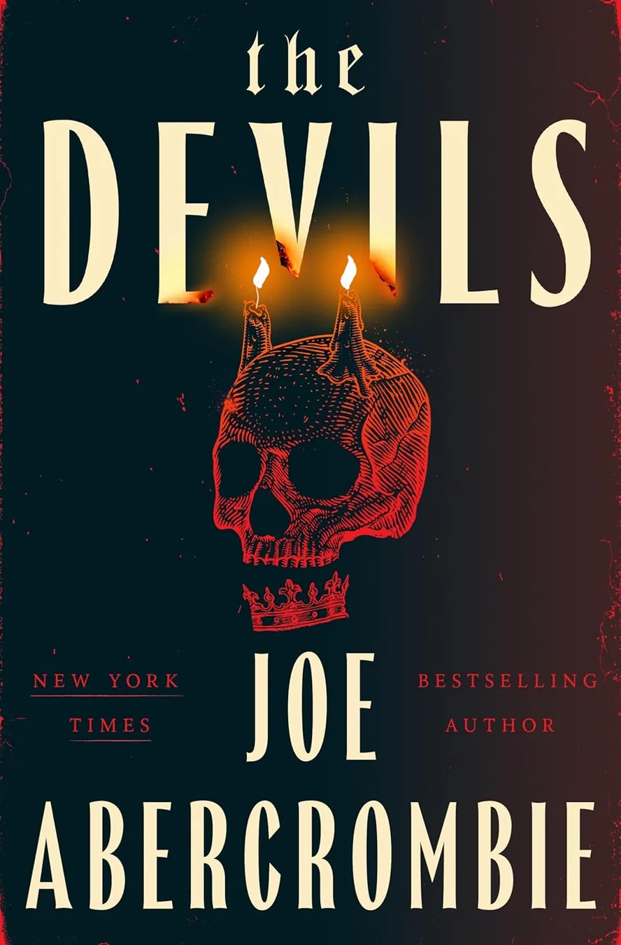 The Devils by Joe Abercrombie book cover for the Book of the Day fantasy book review