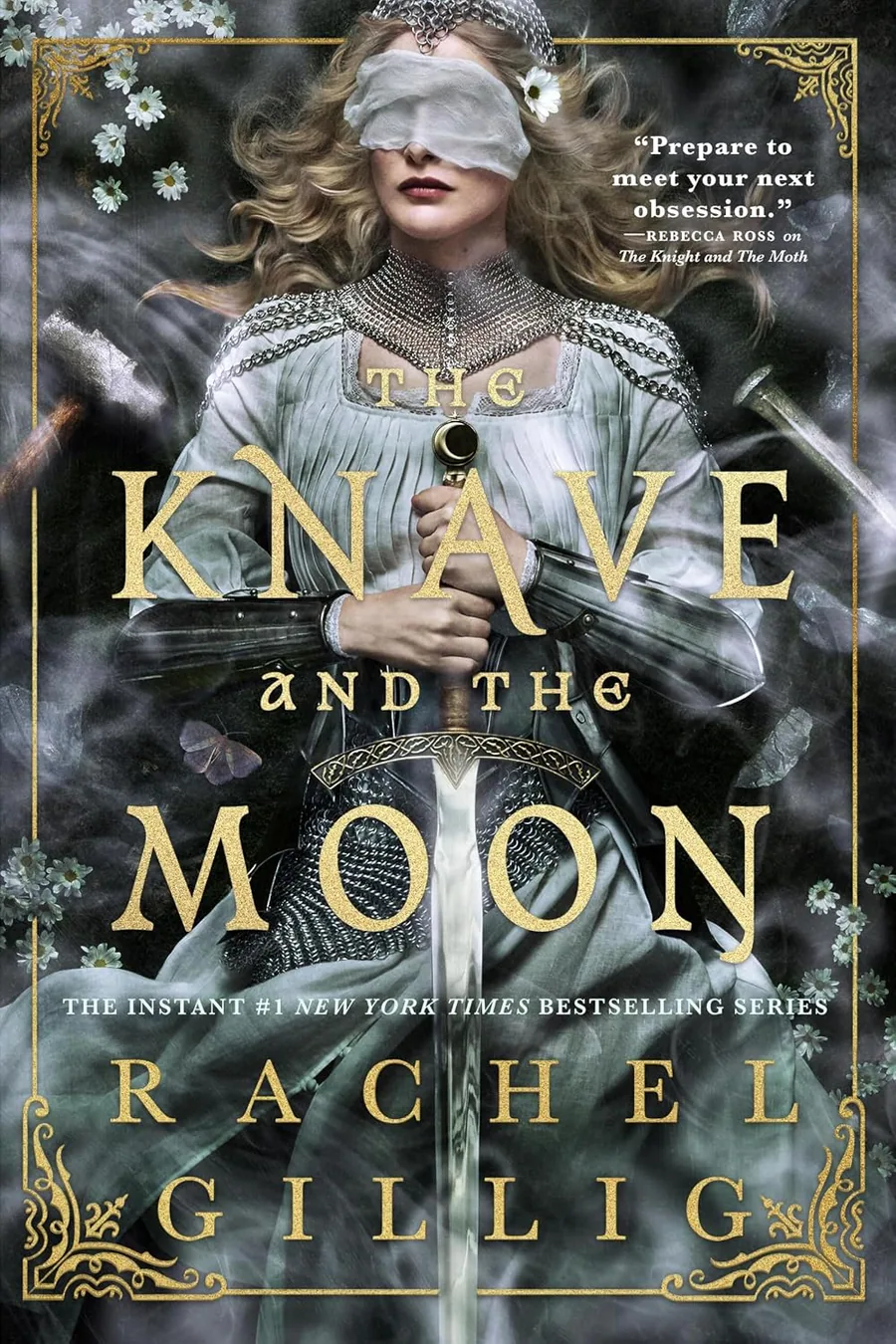 The Knave and the Moon by Rachel Gillig book cover for the Book of the Day romantasy book review