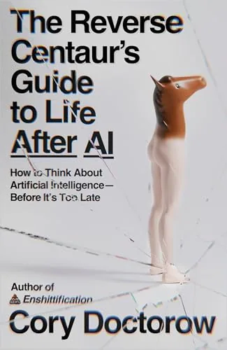 The Reverse Centaur's Guide to Life After AI: How to Think About Artificial Intelligence—Before It's Too Late by Cory Doctorow book cover for the Book of the Day technology book review