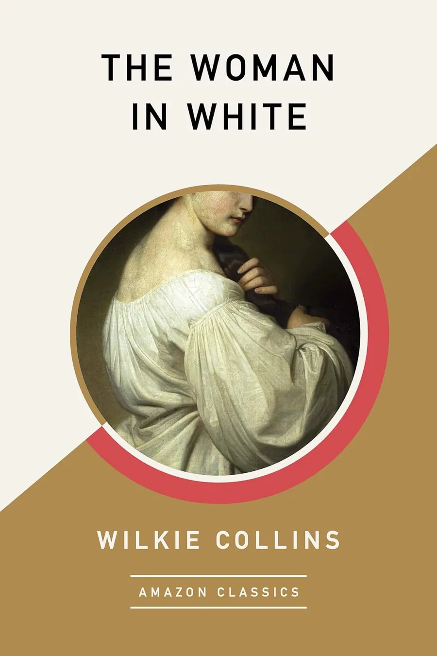 The Woman in White (AmazonClassics Edition) by Wilkie Collins book cover for the Book of the Day gothic book review