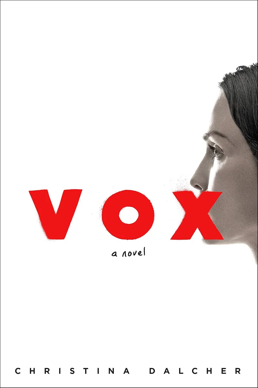 Vox by Christina Dalcher book cover for the Book of the Day dystopian book review