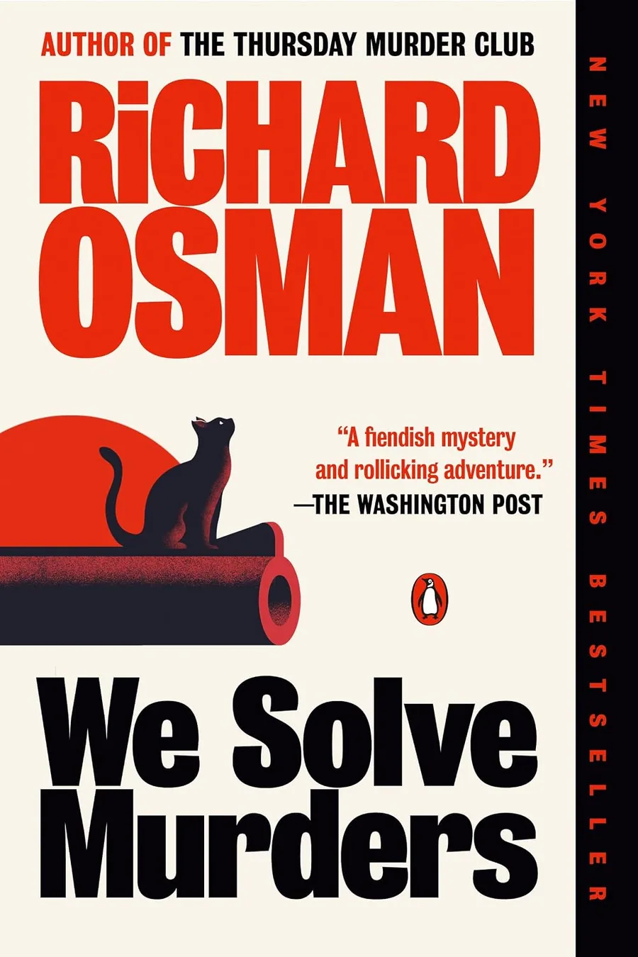 We Solve Murders by Richard Osman book cover for the Book of the Day mystery book review